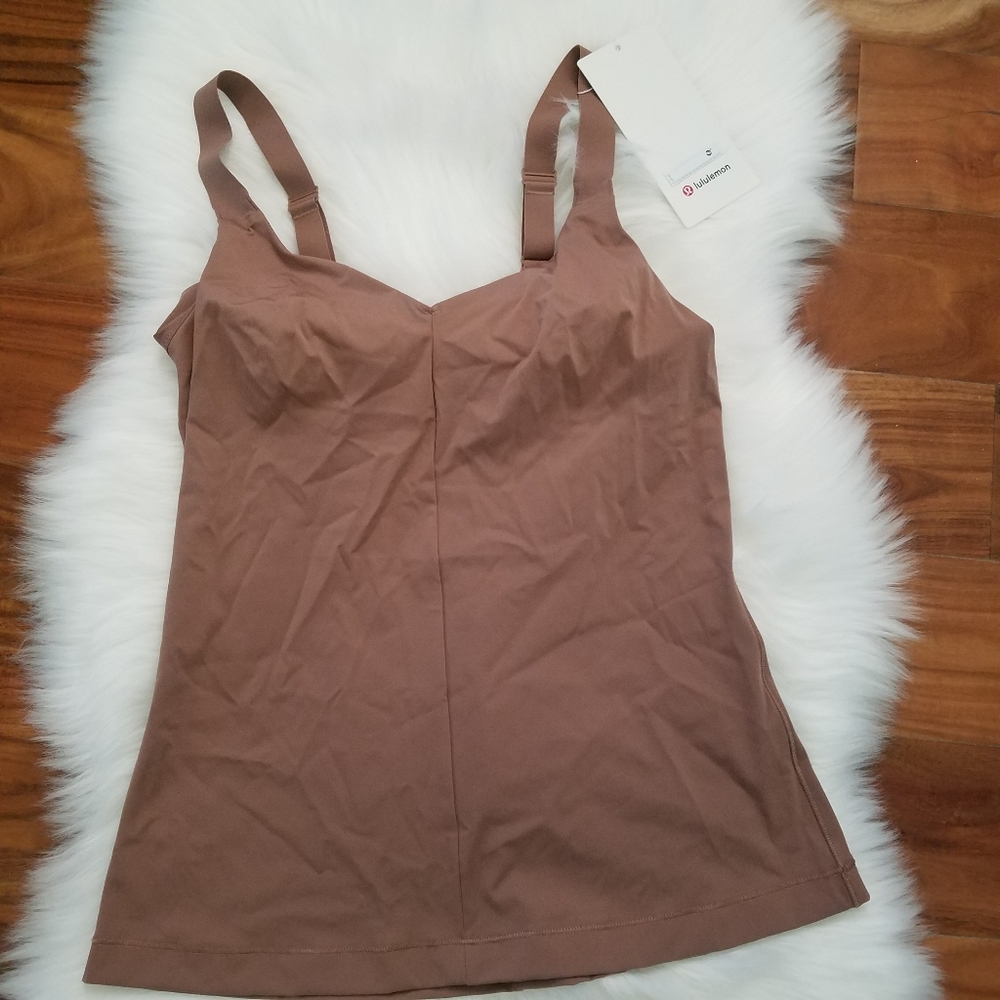 dybz lululemon simply seek 2 in 1 tank NWT